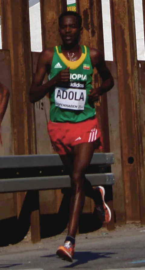 Guye Adola በ2014 በኮፐንሃገን የዓለም የግማሽ ማራቶን ሻምፒዮና